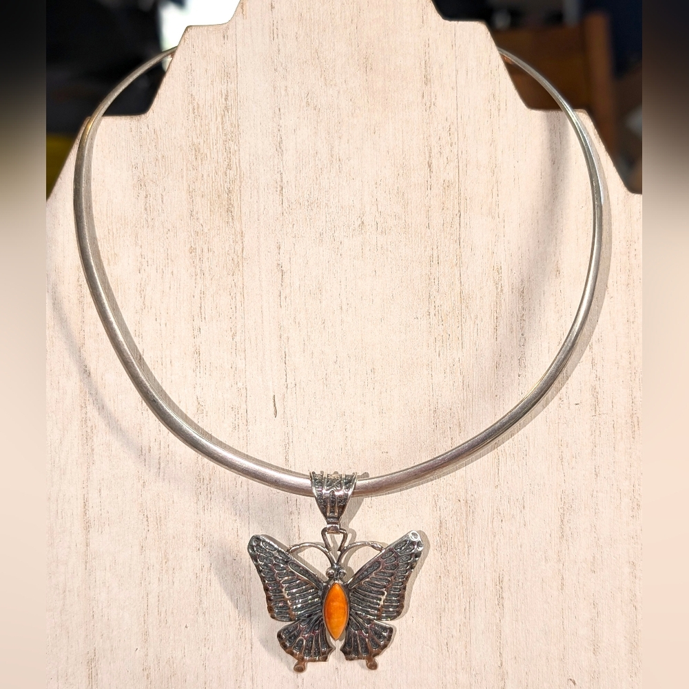 Thick & Sturdy Sterling Silver Torque Collar Necklace